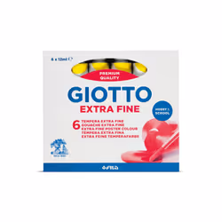 Giotto 352003, Jaune, 12 ml, Tube, 6 pièce(s)