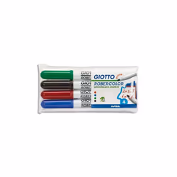 Giotto F413300, 4 pièce(s), Noir, Bleu, Vert, Rouge, Couleurs assorties, Rond, 4 mm