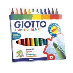 Giotto Turbo Maxi stylo-feutre Argent 12 pièce(s)