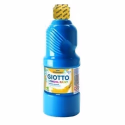 Giotto Témpera Escolar, Bleu, Cyan, 500 ml, Bouteille, 1 pièce(s)