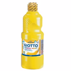 Giotto School Paint, 500 ml, Jaune, Lavable, 1 pièce(s)