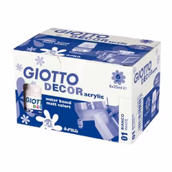 Giotto 538101 peinture acrylique 25 ml Blanc Bouteille - Vue supplémentaire 2