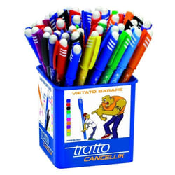 Tratto 826500 stylo à bille Noir, Bleu, Vert, Rouge 50 pièce(s)