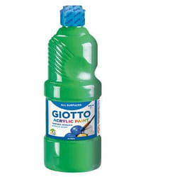Giotto 533712 peinture acrylique 500 ml Vert Bouteille