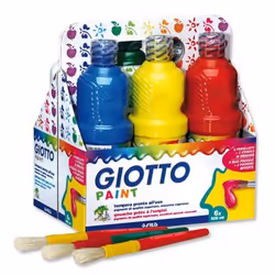 Giotto Tempera Pronta, Multicolore, 1000 ml, Bouteille, 6 pièce(s)