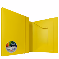 SEI Rota Garda 10, Chemise à rabats, A4, Polypropylène (PP), Jaune, Mat, Portrait