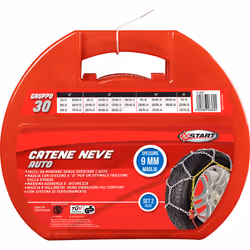 Carrefour 8000866083683, Chaîne pour pneus, 12,13,14,15", Liaison, 165,175,185,195,205,215,225,275 mm, 40, 45, 50, 55, 60, 70 ...