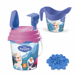 MONDO Seau Garni Ø 17 + Arrosoir La Reine Des Neiges, 0,83 an(s), Plastique, Bleu