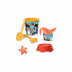 Licence officielle : graphismes et couleurs de célèbres dessins animés Jouet de plage - 6 pièces incluses dans le sac : seau, ...