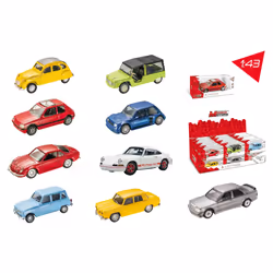 MONDO Assort. "Vintage Collection" 1:43, Die Cast, 3 an(s), Plastique, Multicolore