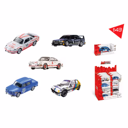 MONDO Assortiment Véhicule Vintage Racing 1:43, Die Cast, 3 an(s), Métal, Multicolore