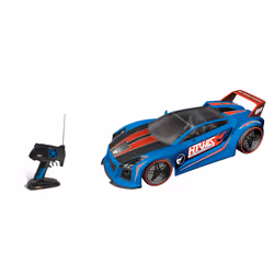 MONDO Hot Wheels Quick N'Sik R/C 1:10 (4Rm + Batterie), Hot Wheels; Radio Commande, 3 an(s), Plastique, Bleu