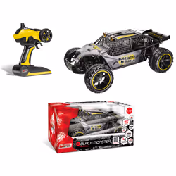 MONDO Buggy Black Monster R/C 1:12 (Batterie), ; Radio Commande, 3 an(s), Plastique, Noir