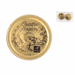 Bormioli Rocco 8001023951623, Capsule, Or, Multicolore, 2 pièce(s), 8,6 cm, 40 g, Sac en polyéthylène