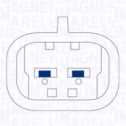 Lève-vitre MAGNETI MARELLI 350103201000 gauche