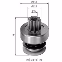 Roue libre, démarreur MAGNETI MARELLI 940113020085
