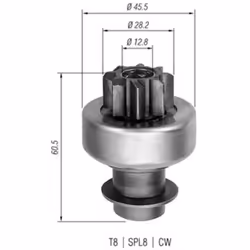 Roue libre, démarreur MAGNETI MARELLI 940113020097