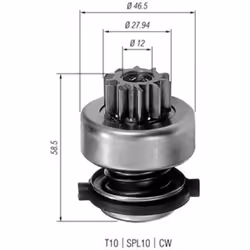 Roue libre, démarreur MAGNETI MARELLI 940113020191