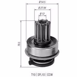 Roue libre, démarreur MAGNETI MARELLI 940113020199
