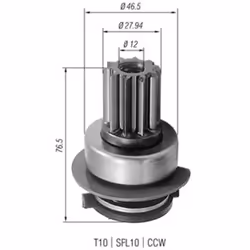 Roue libre, démarreur MAGNETI MARELLI 940113020223