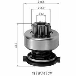 Roue libre, démarreur MAGNETI MARELLI 940113020226