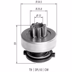 Roue libre, démarreur MAGNETI MARELLI 940113020372