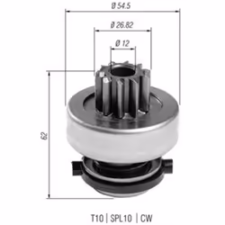 Roue libre, démarreur MAGNETI MARELLI 940113020398