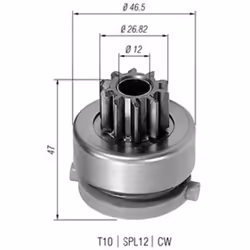 Roue libre, démarreur MAGNETI MARELLI 940113020423