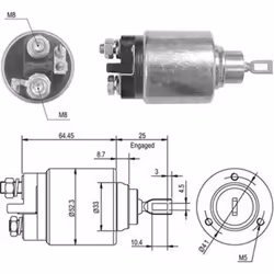 Embrayage à roue libre, démarreur MAGNETI MARELLI 940113050011