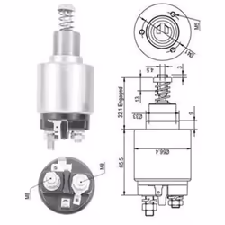 Embrayage à roue libre, démarreur MAGNETI MARELLI 940113050129