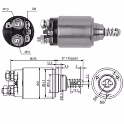Embrayage à roue libre, démarreur MAGNETI MARELLI 940113050189