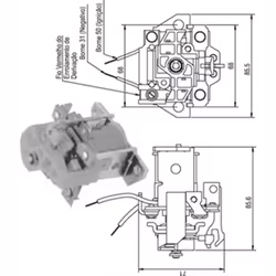 Embrayage à roue libre, démarreur MAGNETI MARELLI 940113050338
