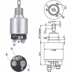 Embrayage à roue libre, démarreur MAGNETI MARELLI 940113050344