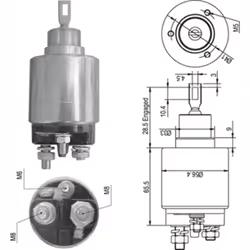 Embrayage à roue libre, démarreur MAGNETI MARELLI 940113050348