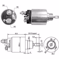 Embrayage à roue libre, démarreur MAGNETI MARELLI 940113050429