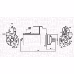 Démarreur MAGNETI MARELLI 063721405010 - Vue supplémentaire 3