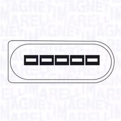 Lève-vitre MAGNETI MARELLI 350103149100 gauche