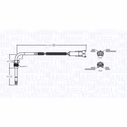 Palpeur, température des gaz MAGNETI MARELLI 172000225010