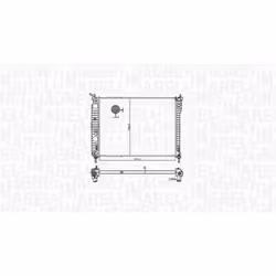 Radiateur moteur MAGNETI MARELLI 350213179800 - Vue supplémentaire 4