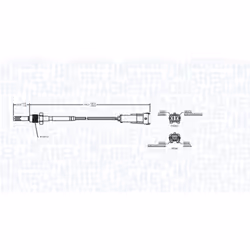 Palpeur, température des gaz MAGNETI MARELLI 172000219010