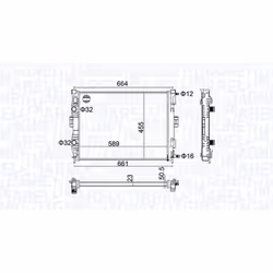 Radiateur moteur MAGNETI MARELLI 350213160600