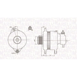 Alternateur MAGNETI MARELLI 063731900010