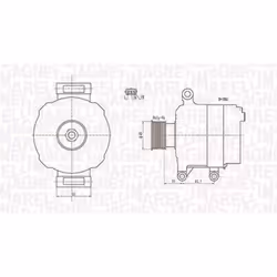 Alternateur MAGNETI MARELLI 063731869010