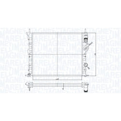 Radiateur, refroidissement moteur MAGNETI MARELLI 350213194700