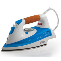 Termozeta Anti-Calc 7700B Fer à repasser à sec ou à vapeur Semelle en acier inoxydable 2000 W Bleu, Blanc