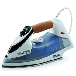 Termozeta Milord 7800 Professional Fer à vapeur Semelle en acier inoxydable 2200 W Noir, Bleu, Blanc