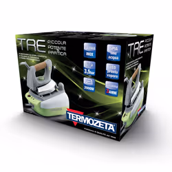 Termozeta 74347M 800 W 0,6 L Semelle en aluminium Vert, Gris, Blanc