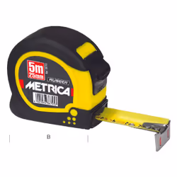 Le Mètre Ruban Rubber T.3Mx16+Cr.Caou Metrica est un outil incontournable pour tous les professionnels du secteur du bâtiment ...