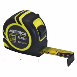 Le mètre ruban Metrica Rubber Touch Flash 5M est un outil indispensable pour tous les professionnels du bâtiment. Grâce à son ...