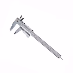 Pied à coulisse en acier inoxydable - Taille : 155 mm - 4 fonctions de mesure - Boîtier en ABS - Plage de mesure 150 mm - Lon ...